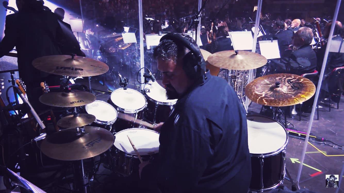 Marco Maggiore on drums