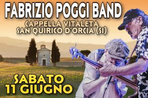 Fabrizio Poggi Band – San Quirico D’Orcia (Siena)